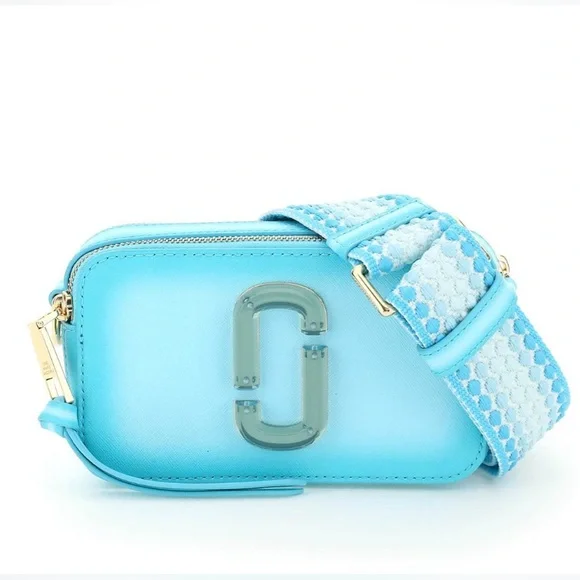 Marc Jacobs Bags Marc Jacobs Blue Fluro Edge Snapshot Bag